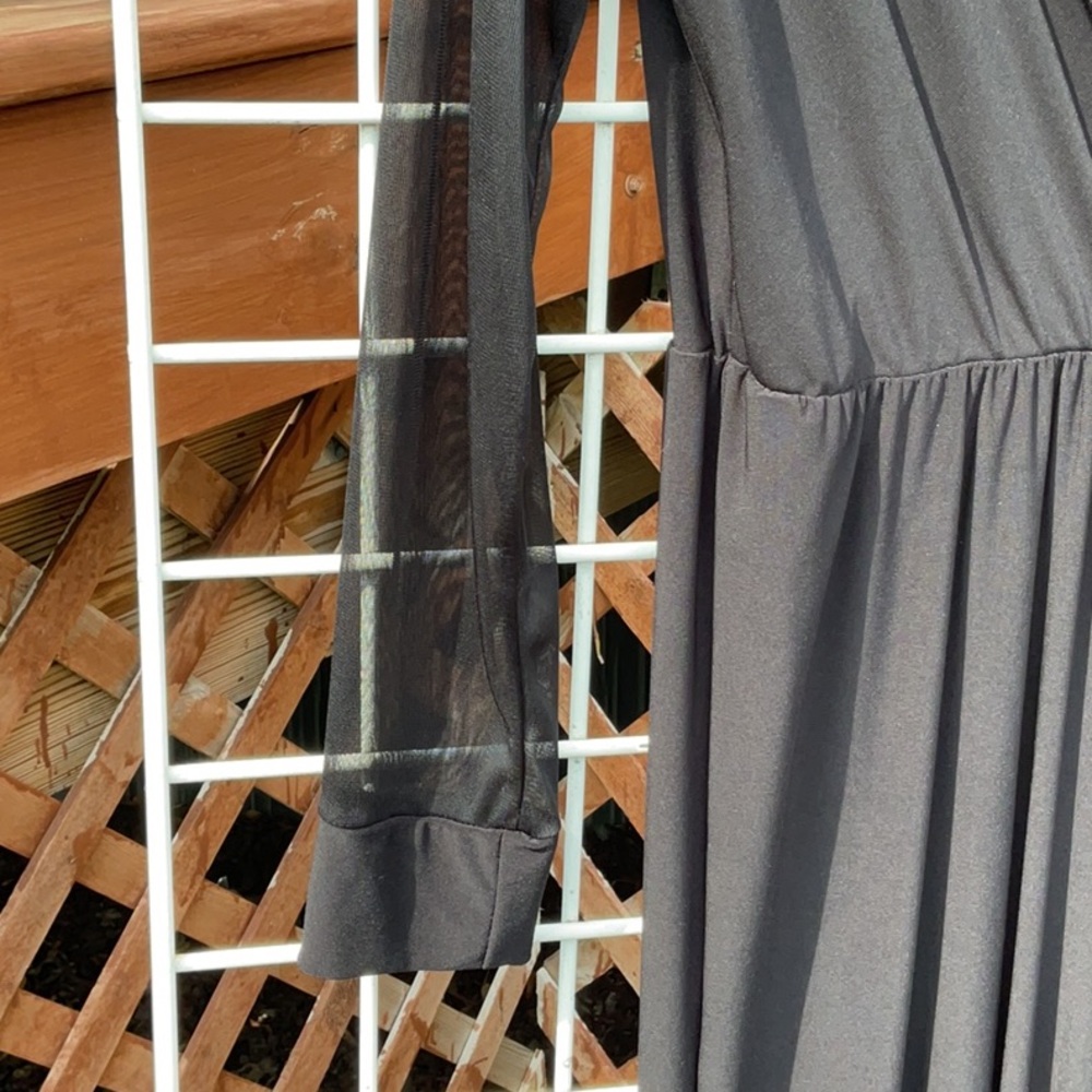 Annalee + Hope Black One Piece Pantsuit, Size M - Picture 4 of 7